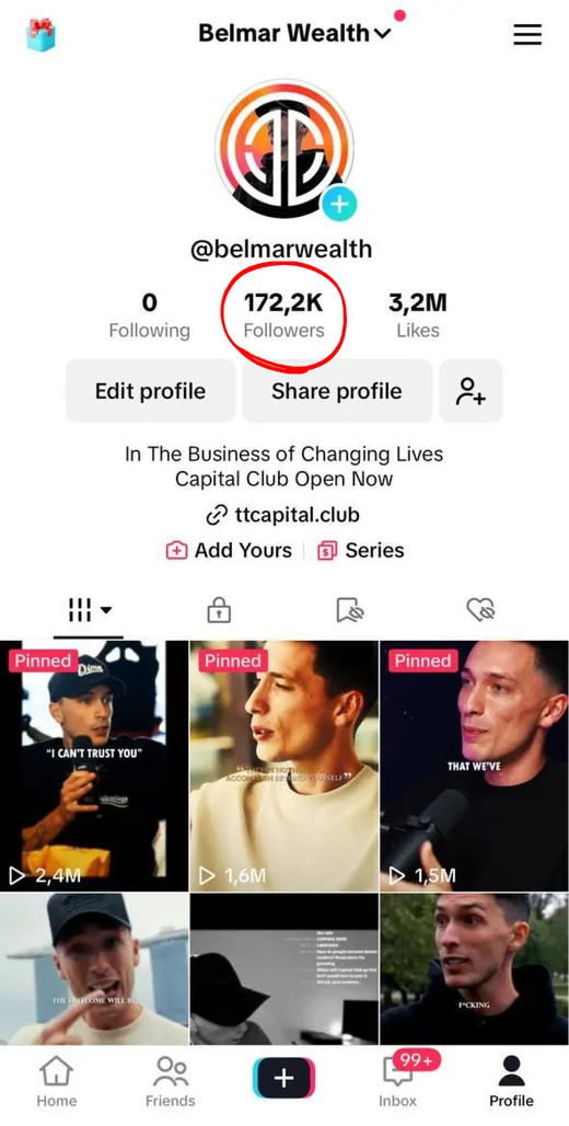 TikTok — @belmarwealth — @belmarwealth · 172.2K followers