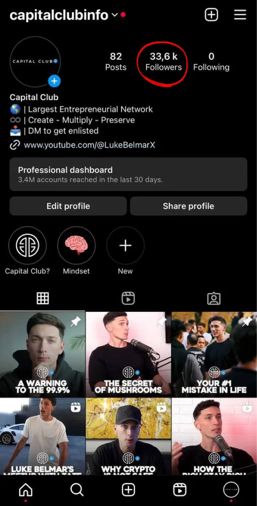 Instagram — @capitalclubinfo — @capitalclubinfo · 33.6K followers