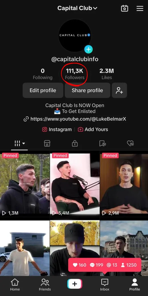 TikTok — @capitalclubinfo — @capitalclubinfo · 111.3K followers
