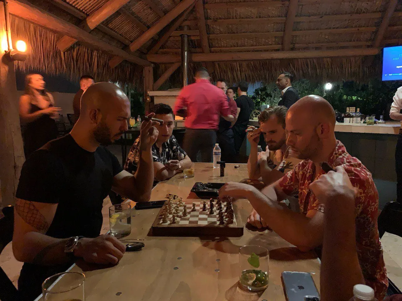 CloutProfit archive photograph of Eli Pampa at the chess table