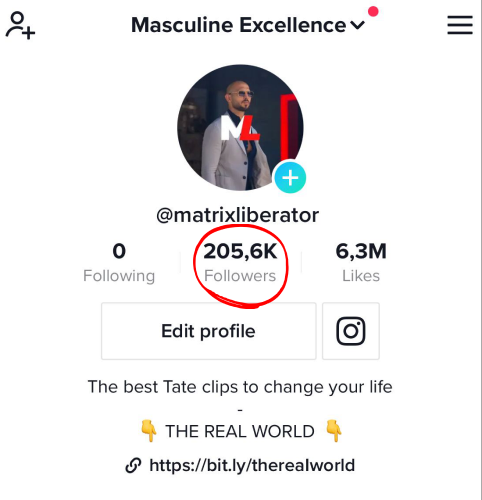 TikTok — @matrixliberator — archived screenshot